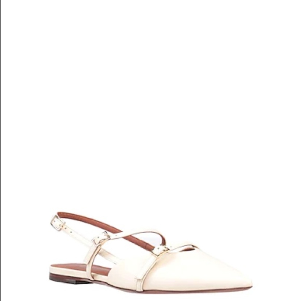 L’ Autre Chose Ivory Ballet Flats Size 36 NWT